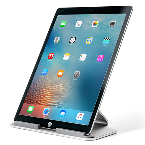 Tablet Halter Halterung Universal Tablet Ständer T25 für Apple iPad 4 Silber
