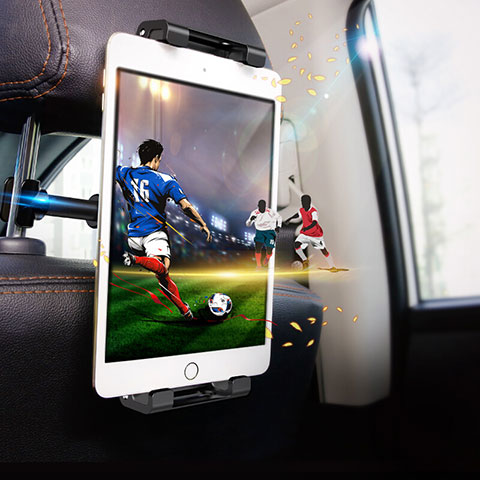Universal Faltbare Ständer KFZ Halter Halterungung Rücksitz Tablet Halter Halterung B01 für Huawei Honor Pad V6 10.4 Schwarz