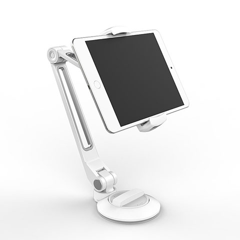 Universal Faltbare Ständer Tablet Halter Halterung Flexibel H04 für Apple New iPad Air 10.9 (2020) Weiß