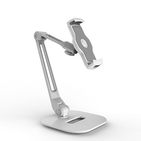 Universal Faltbare Ständer Tablet Halter Halterung Flexibel H10 für Apple iPad Mini 2 Weiß