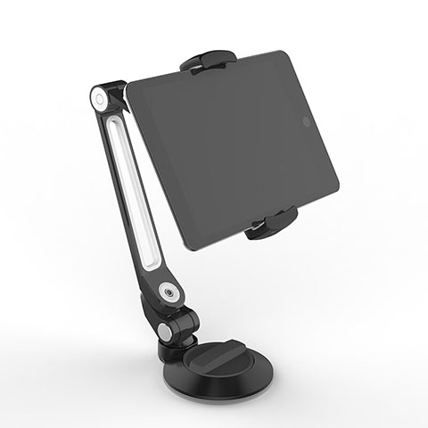 Universal Faltbare Ständer Tablet Halter Halterung Flexibel H12 für Apple iPad 10.2 (2020) Schwarz