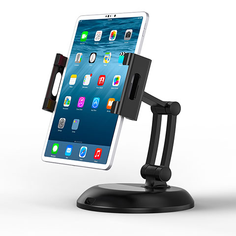 Universal Faltbare Ständer Tablet Halter Halterung Flexibel K11 für Apple iPad Mini Schwarz