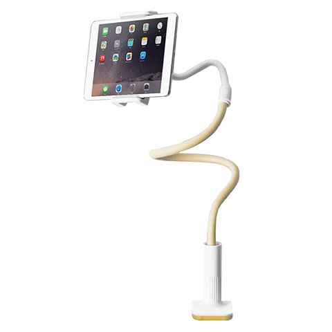 Universal Faltbare Ständer Tablet Halter Halterung Flexibel T34 für Apple iPad Mini 5 (2019) Gelb