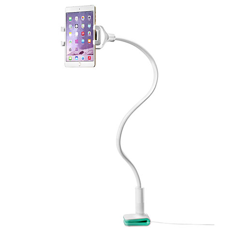 Universal Faltbare Ständer Tablet Halter Halterung Flexibel T40 für Apple iPad Mini 3 Weiß