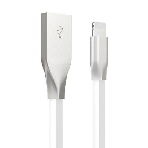 USB Ladekabel Kabel C05 für Apple iPad 10.2 (2020) Weiß