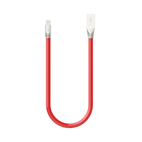 USB Ladekabel Kabel C06 für Apple iPhone 6S Rot