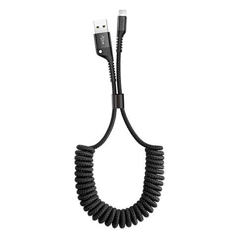 USB Ladekabel Kabel C08 für Apple iPad 10.2 (2020) Schwarz