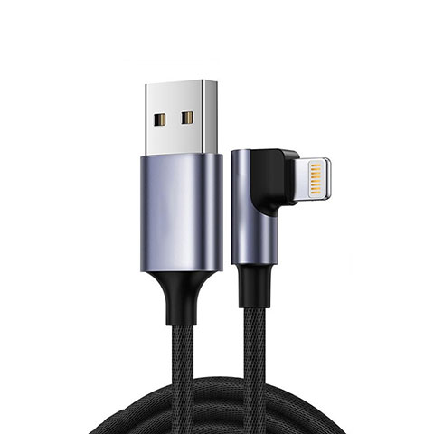 USB Ladekabel Kabel C10 für Apple iPad Pro 12.9 (2017) Schwarz