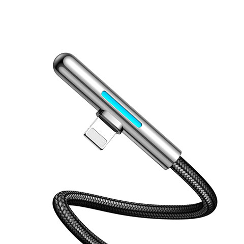 USB Ladekabel Kabel D11 für Apple iPhone SE3 (2022) Schwarz