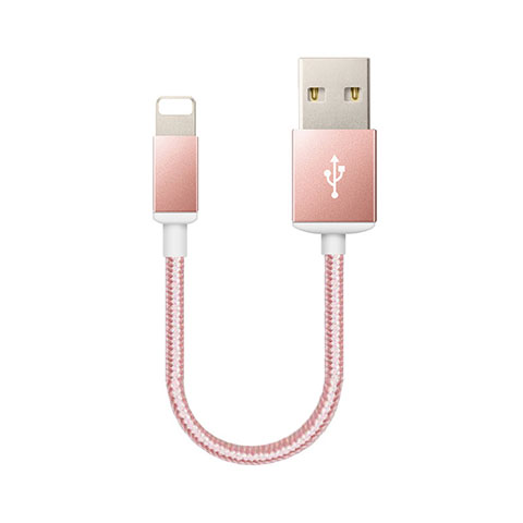 USB Ladekabel Kabel D18 für Apple iPad Mini 5 (2019) Rosegold