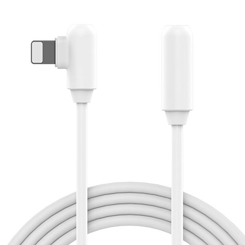 USB Ladekabel Kabel D22 für Apple iPhone 14 Pro Weiß