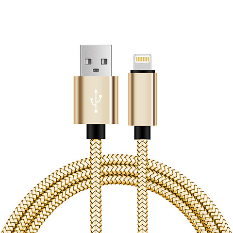 USB Ladekabel Kabel L07 für Apple iPad Mini 5 (2019) Gold