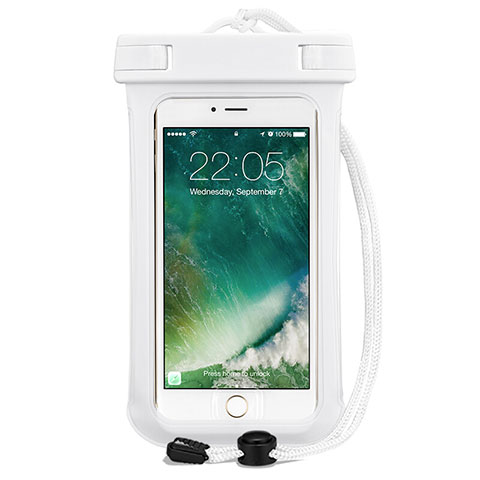 Wasserdicht Unterwasser Handy Tasche Universal Weiß