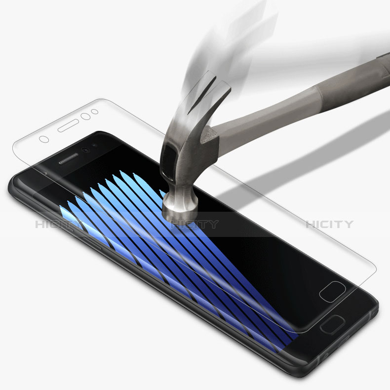 3D Schutzfolie Displayschutzfolie Panzerfolie Skins zum Aufkleben Gehärtetes Glas Glasfolie für Samsung Galaxy Note 7 Klar groß