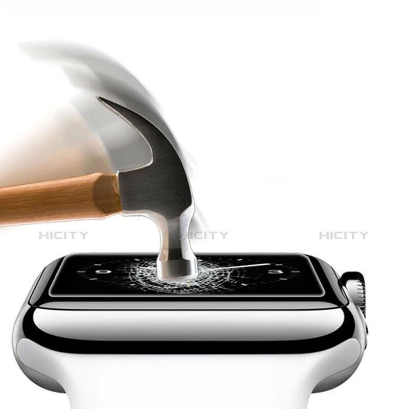 9H Schutzfolie Displayschutzfolie Panzerfolie Skins zum Aufkleben Gehärtetes Glas Glasfolie für Apple iWatch 3 42mm Klar