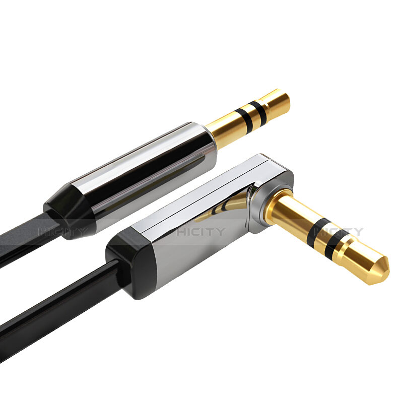 Audio Stereo 3.5mm Klinke Kopfhörer Verlängerung Kabel auf Stecker A02 Schwarz