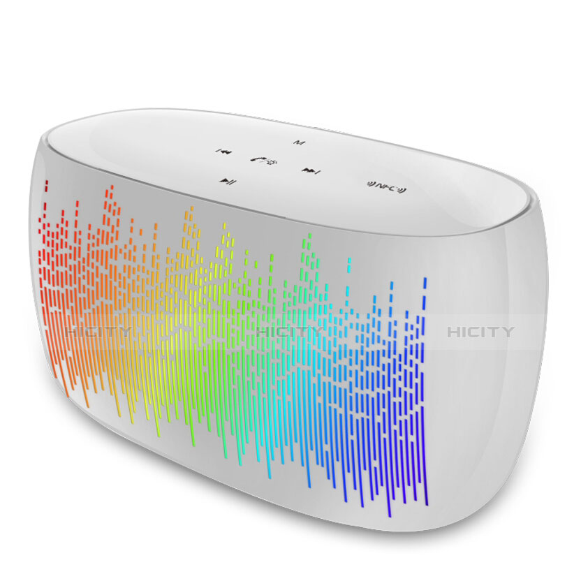 Bluetooth Mini Lautsprecher Wireless Speaker Boxen S06 Weiß groß