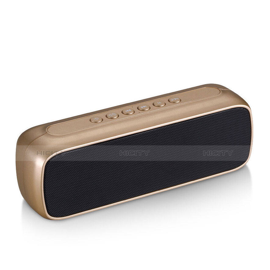 Bluetooth Mini Lautsprecher Wireless Speaker Boxen S09 Gold groß