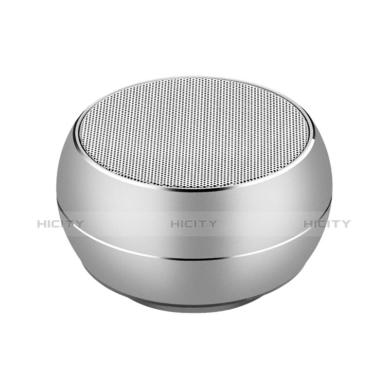 Bluetooth Mini Lautsprecher Wireless Speaker Boxen Silber Plus