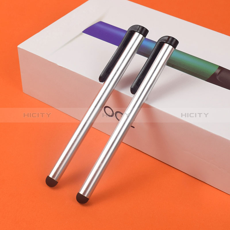 Eingabestift Touchscreen Pen Stift 2PCS H02 Silber