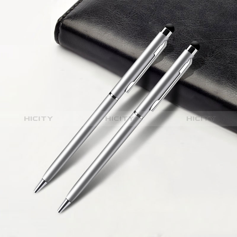 Eingabestift Touchscreen Pen Stift 2PCS Silber Plus
