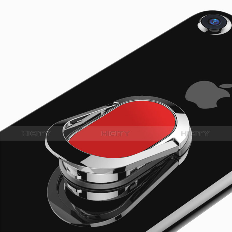Fingerring Ständer Smartphone Halter Halterung Universal R07 Rot groß