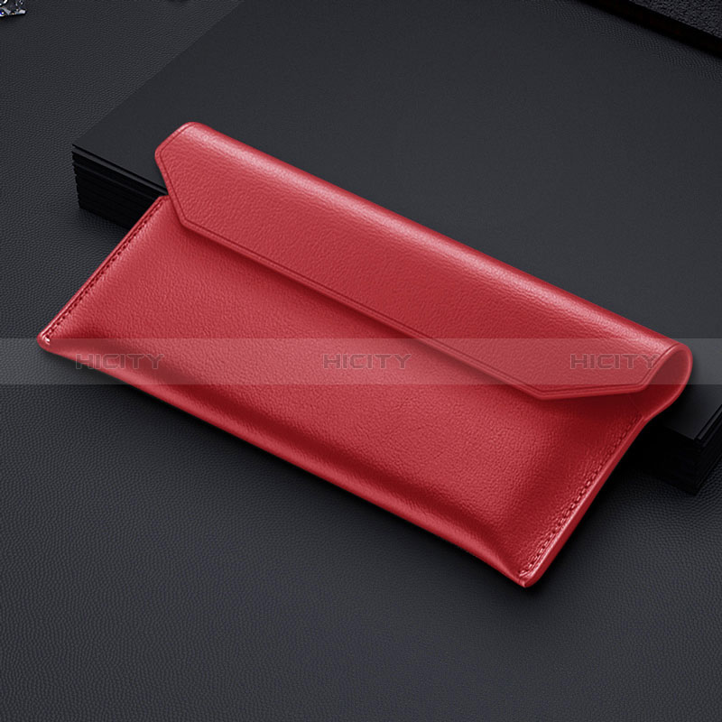 Handtasche Clutch Handbag Schutzhülle Leder Universal für Samsung Galaxy Z Fold2 5G