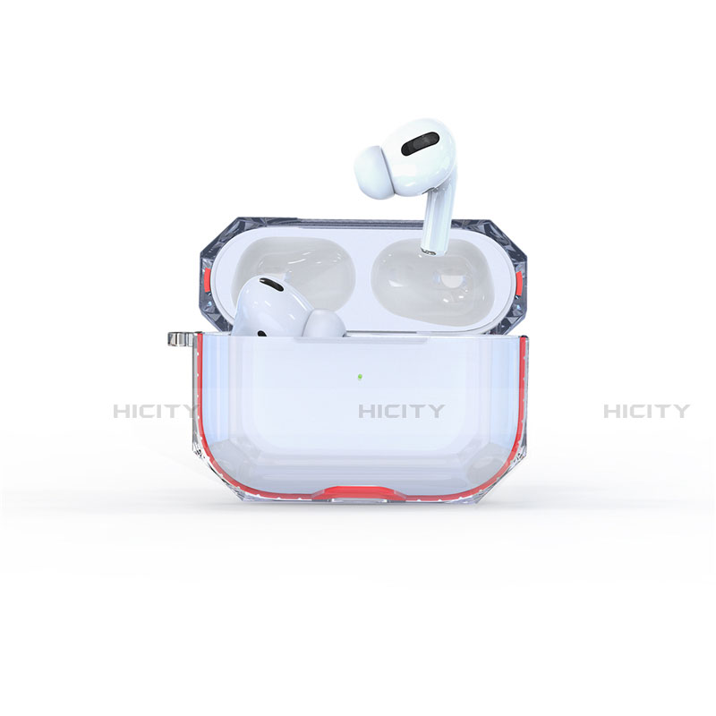 Handyhülle Hülle Crystal Hartschalen Tasche Schutzhülle H01 für Apple AirPods Pro groß