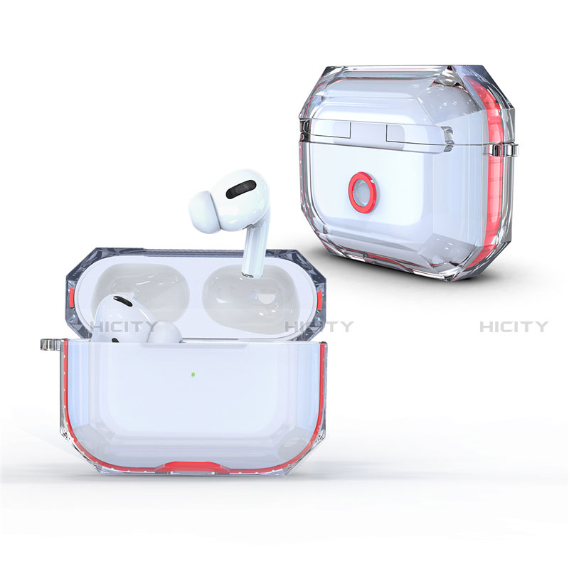 Handyhülle Hülle Crystal Hartschalen Tasche Schutzhülle H01 für Apple AirPods Pro groß