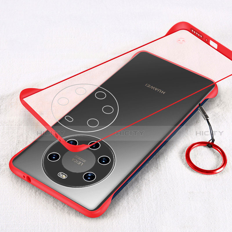 Handyhülle Hülle Crystal Hartschalen Tasche Schutzhülle H01 für Huawei Mate 40 Pro+ Plus Rot Plus