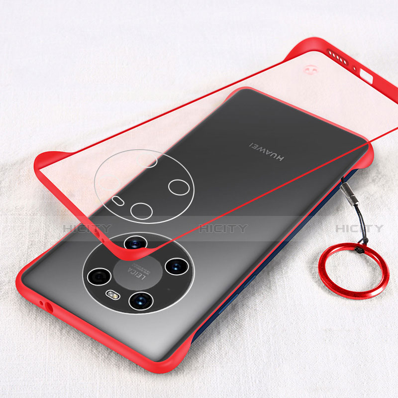 Handyhülle Hülle Crystal Hartschalen Tasche Schutzhülle H01 für Huawei Mate 40E Pro 5G Rot Plus