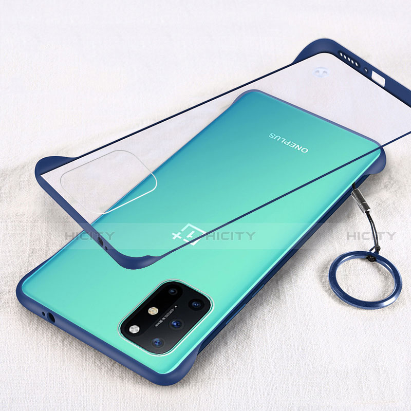 Handyhülle Hülle Crystal Hartschalen Tasche Schutzhülle H01 für OnePlus 8T 5G Blau