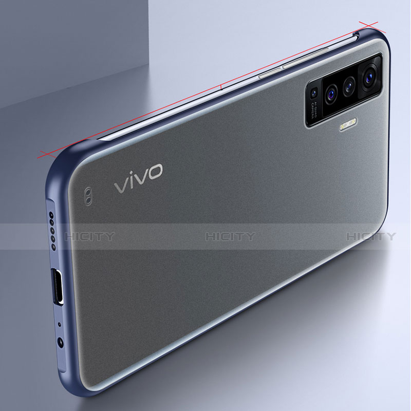 Handyhülle Hülle Crystal Hartschalen Tasche Schutzhülle H02 für Vivo X50 5G