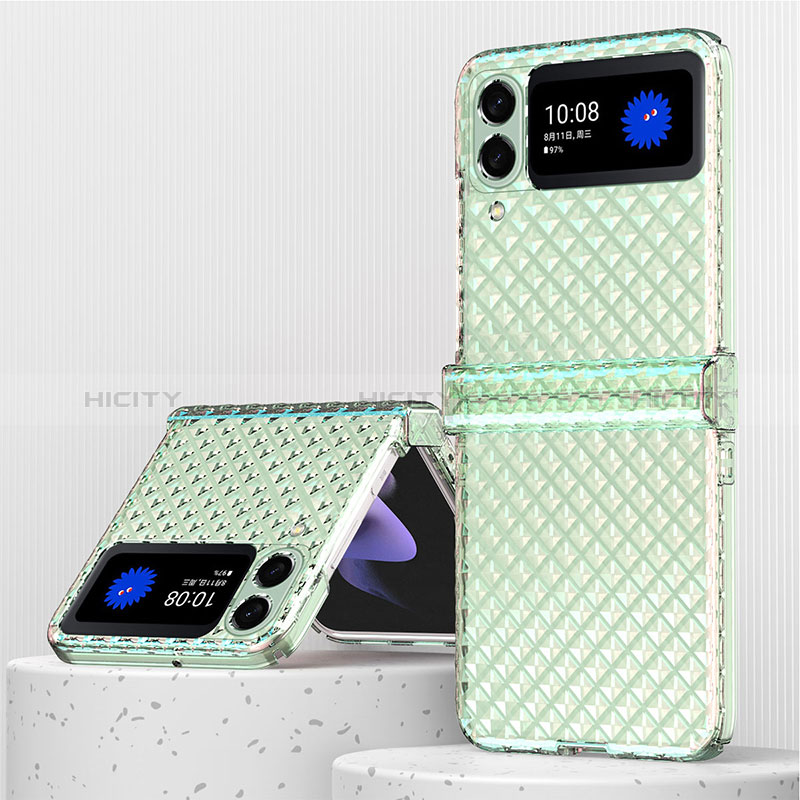 Handyhülle Hülle Crystal Hartschalen Tasche Schutzhülle H04 für Samsung Galaxy Z Flip3 5G