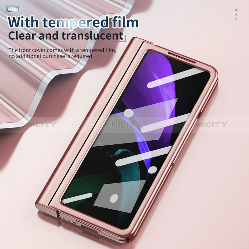 Handyhülle Hülle Crystal Hartschalen Tasche Schutzhülle H04 für Samsung Galaxy Z Fold2 5G