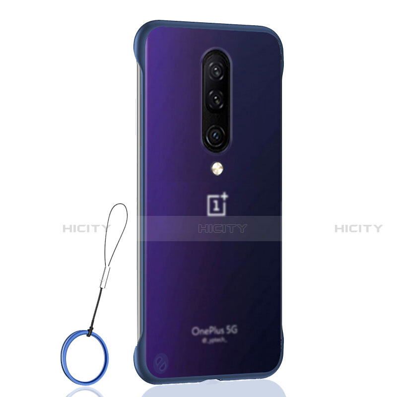 Handyhülle Hülle Crystal Tasche Schutzhülle H02 für OnePlus 8 Blau Plus