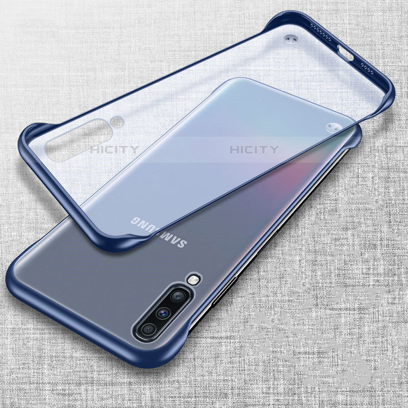 Handyhülle Hülle Crystal Tasche Schutzhülle S02 für Samsung Galaxy A70S Blau Plus