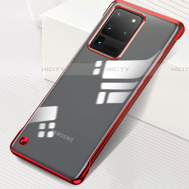 Handyhülle Hülle Crystal Tasche Schutzhülle S02 für Samsung Galaxy S20 Ultra 5G Rot