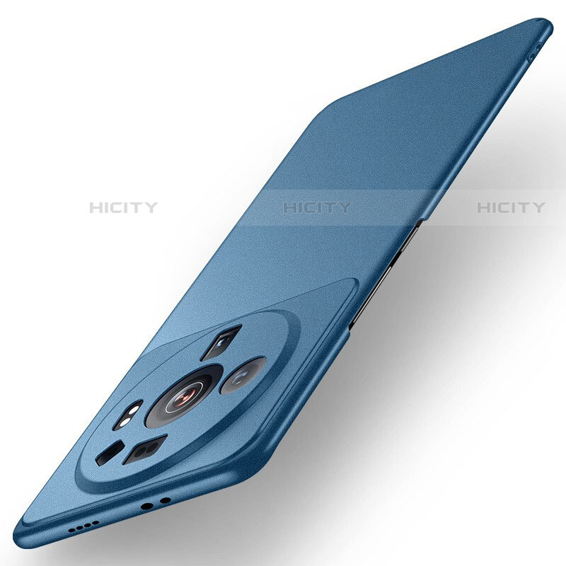 Handyhülle Hülle Hartschalen Kunststoff Schutzhülle Tasche Matt für Xiaomi Mi 12 Ultra 5G Blau Plus