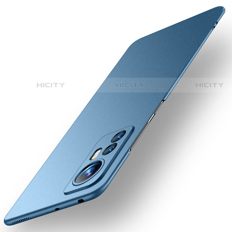 Handyhülle Hülle Hartschalen Kunststoff Schutzhülle Tasche Matt für Xiaomi Mi 12X 5G Blau