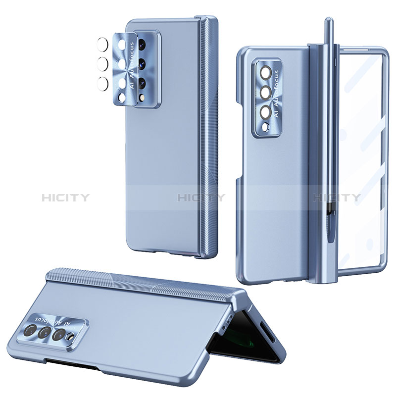 Handyhülle Hülle Hartschalen Kunststoff Schutzhülle Tasche Matt H08 für Samsung Galaxy Z Fold3 5G