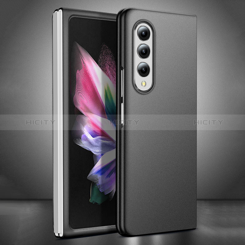 Handyhülle Hülle Hartschalen Kunststoff Schutzhülle Tasche Matt L06 für Samsung Galaxy Z Fold3 5G groß