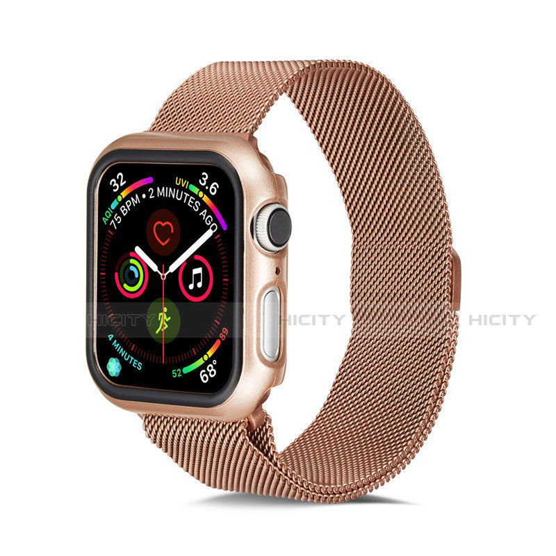 Handyhülle Hülle Hartschalen Kunststoff Schutzhülle Tasche Matt M01 für Apple iWatch 5 44mm groß