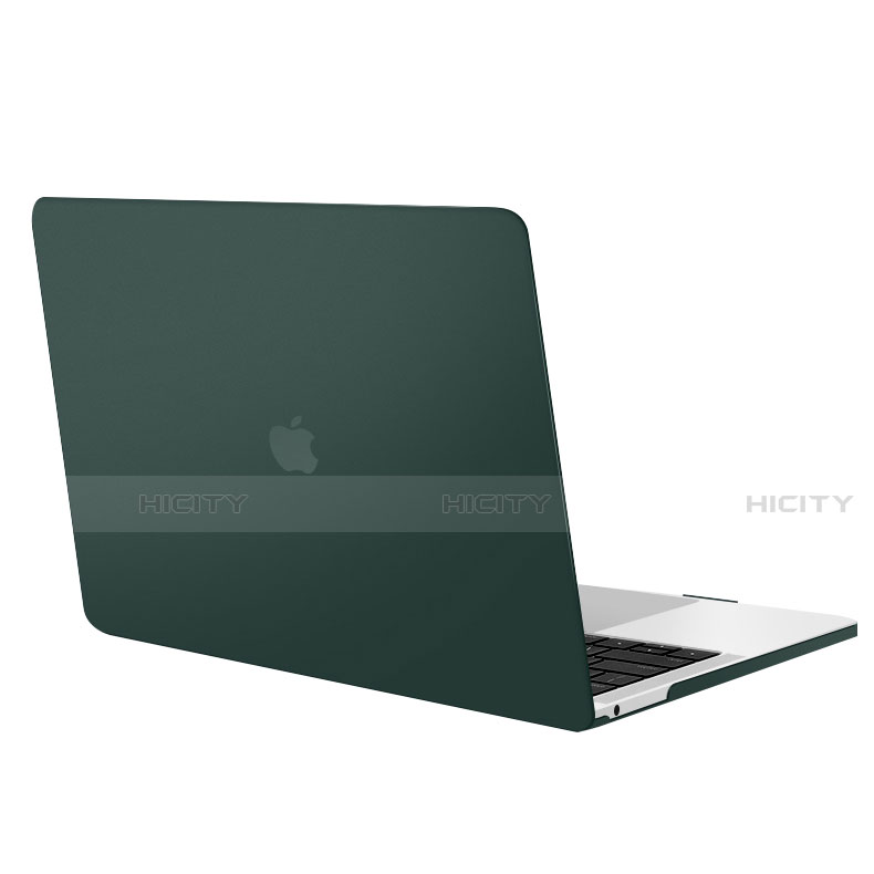 Handyhülle Hülle Hartschalen Kunststoff Schutzhülle Tasche Matt M01 für Apple MacBook Air 13 zoll (2020) Grün