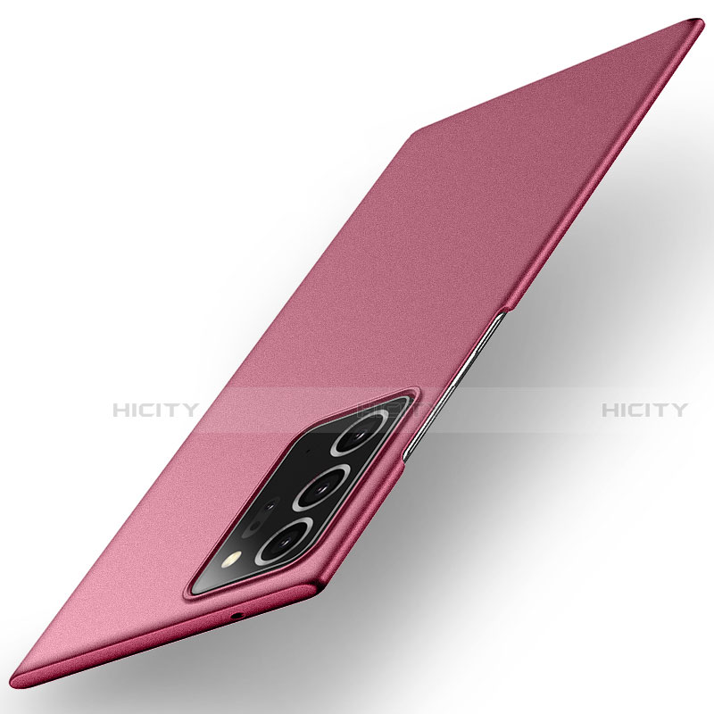 Handyhülle Hülle Hartschalen Kunststoff Schutzhülle Tasche Matt M01 für Samsung Galaxy Note 20 Ultra 5G Rot