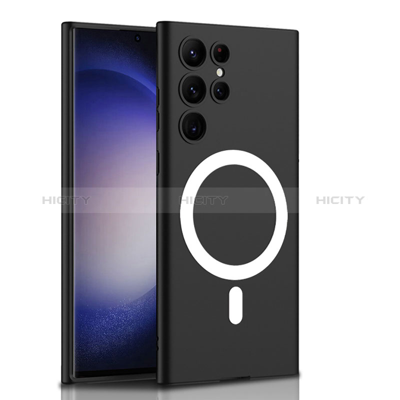 Handyhülle Hülle Hartschalen Kunststoff Schutzhülle Tasche Matt mit Mag-Safe Magnetic Magnetisch für Samsung Galaxy S23 Ultra 5G groß
