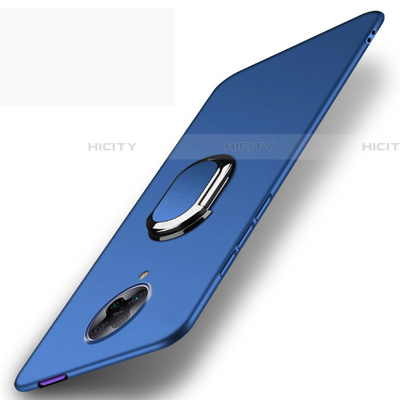 Handyhülle Hülle Hartschalen Kunststoff Schutzhülle Tasche Matt mit Magnetisch Fingerring Ständer P01 für Xiaomi Redmi K30 Pro 5G groß