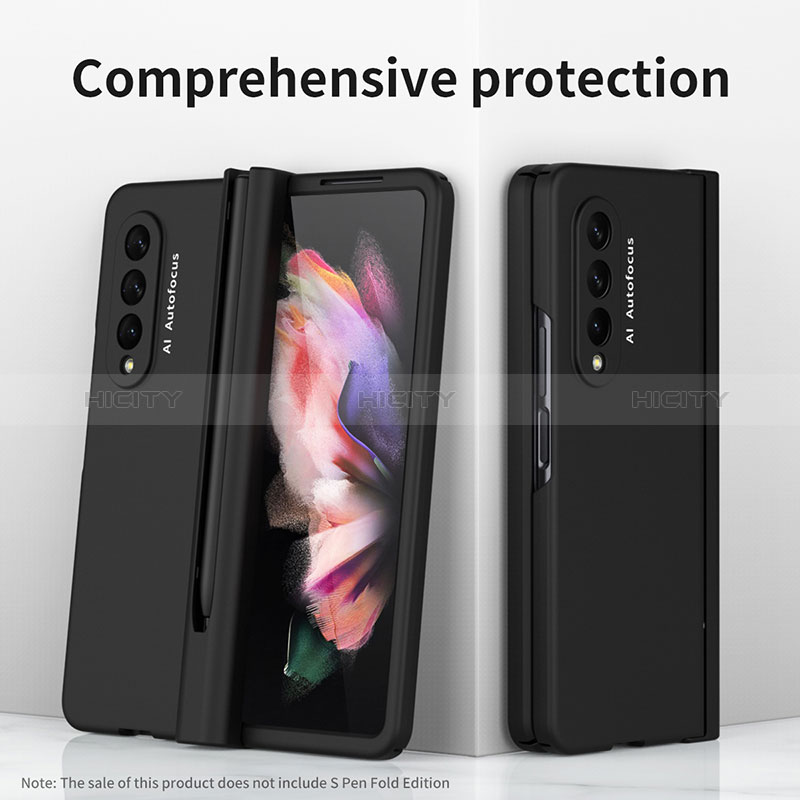 Handyhülle Hülle Hartschalen Kunststoff Schutzhülle Tasche Matt T01 für Samsung Galaxy Z Fold3 5G