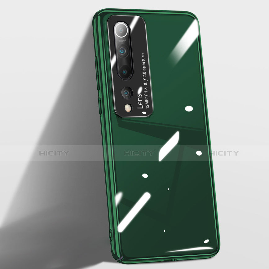 Handyhülle Hülle Hartschalen Kunststoff Schutzhülle Tasche Matt T01 für Xiaomi Mi 10 Pro Grün