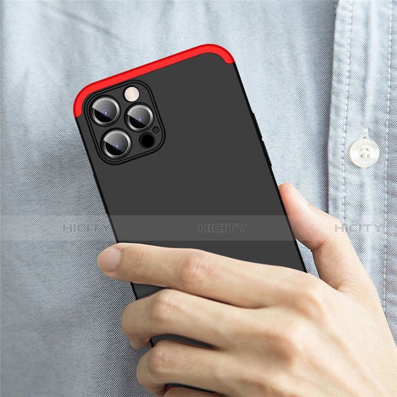Handyhülle Hülle Hartschalen Kunststoff Schutzhülle Tasche Matt Vorder und Rückseite 360 Grad Ganzkörper für Apple iPhone 12 Pro